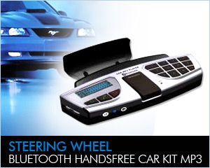 Steering Wheel Bluetooth Car Kit With MP3 Player